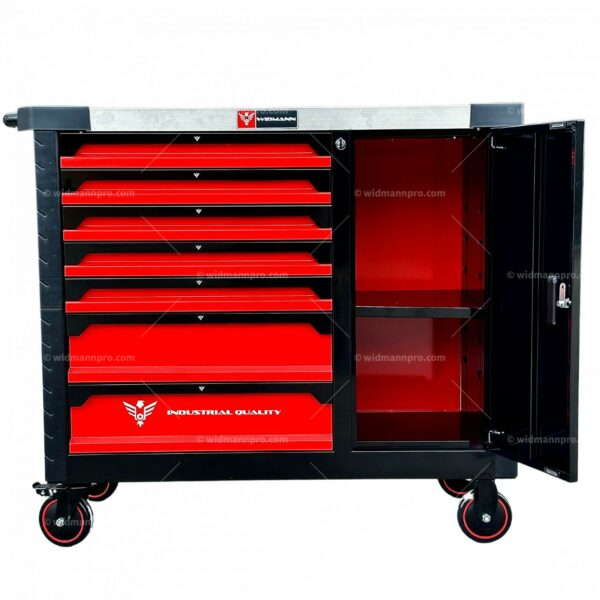 WIDMANN PRO instrumentu ratiņi ar 7 atvilktnēm un 241 instrumentu XLPR7-RE
