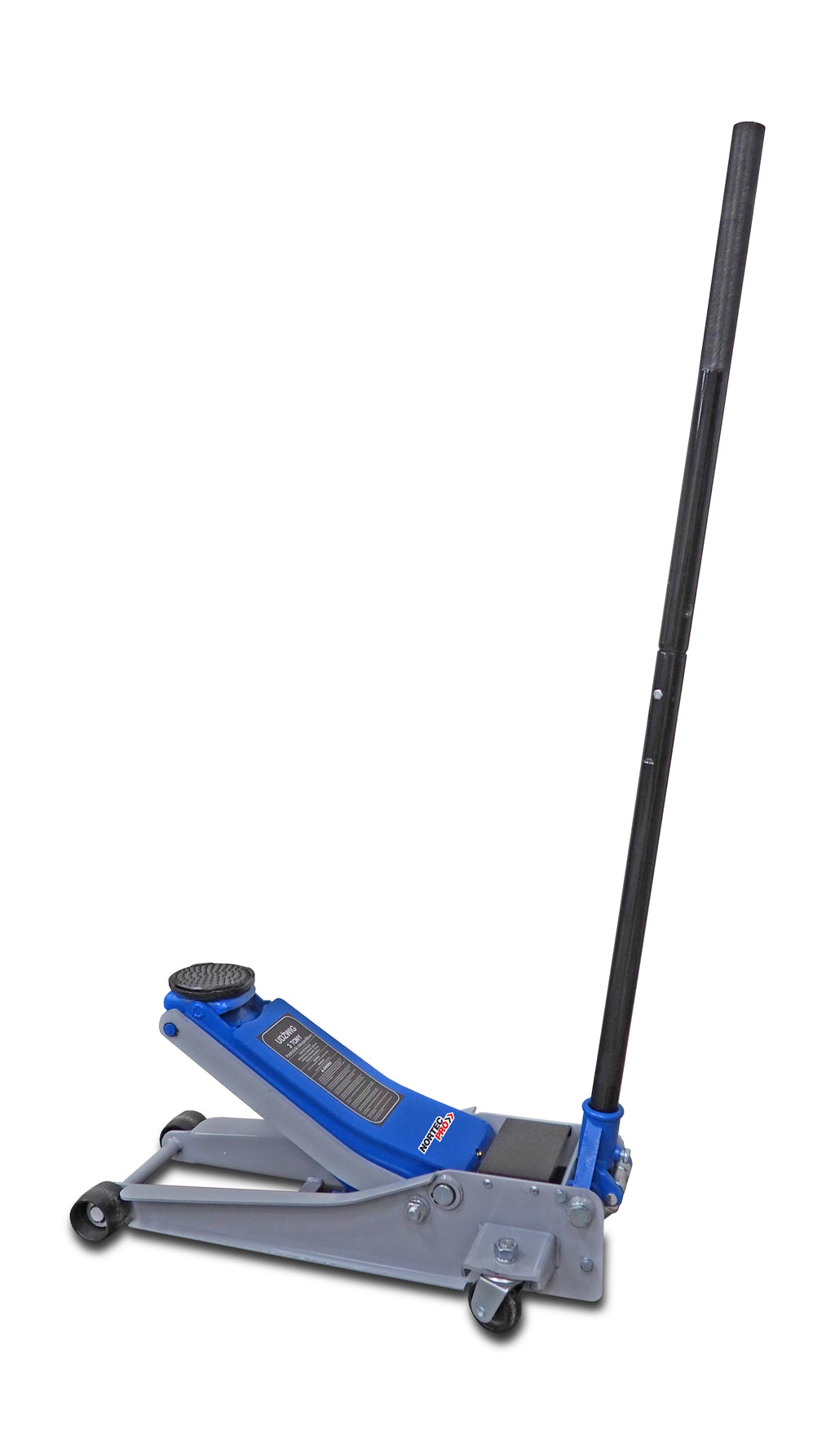 Hidrauliskais domkrats 3T / 75-500mm / ZEMS PROFILS / ĀTRA CELŠANA