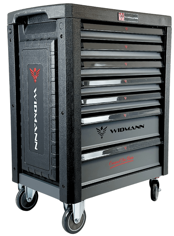 WIDMANN instrumentu ratiņi – 7 atvilktnes ar 6 atvilktnēm, 263 gab., WM-C1-6GR