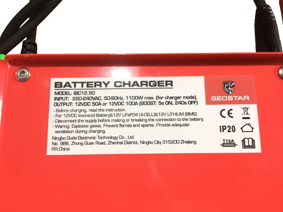 Akumulatora lādētājs IBC-12.50 12V 1KW
