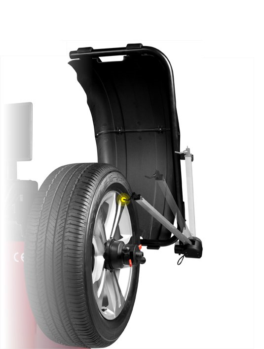 Riteņu balansēšanas iekārta ar lāzeru un 17" LCD monitoru AMD Garage Equipment AMD-579.