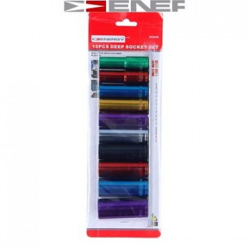 1/2" garu sešstūraļu uzgaļu komplekts 13–24 mm NE00289