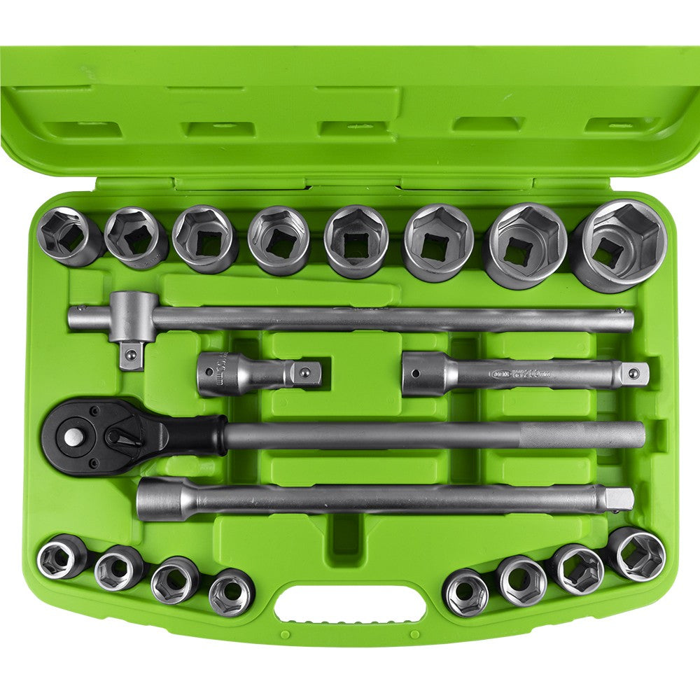 Sešstūra uzgaļu komplekts 3/4", Cr-V, 21 gab. 53727