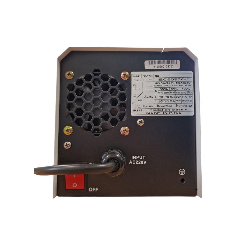 FC120F Metināšanas iekārta ar vienfāzes 120A MIG/MMA invertoru