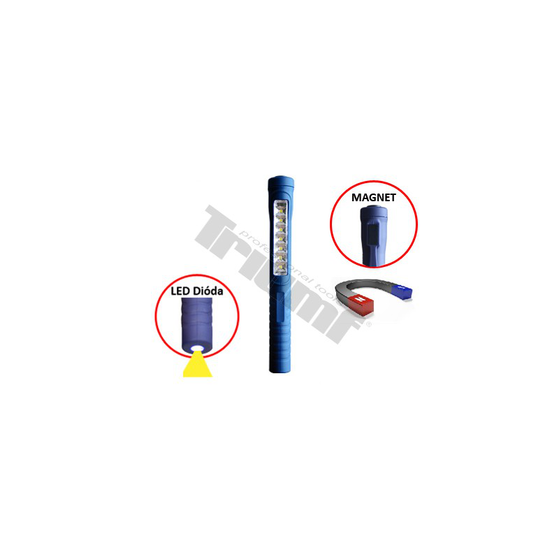 Prožektors 7+1 LED (uzlādējams)