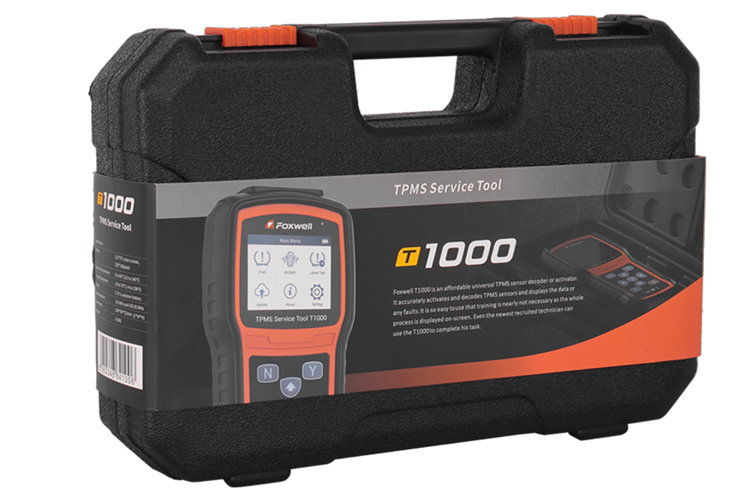 Riepu spiediena sensoru pārbaudes un programmēšanas ierīce TPMS T-1000 Foxwell
