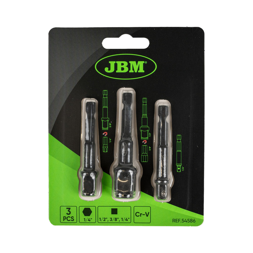 Adaptera komplekts 1/4", 3/8", 1/2" JBM 54586