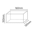 Gumijas paliktnis 160x120x100mm JBM 54485
