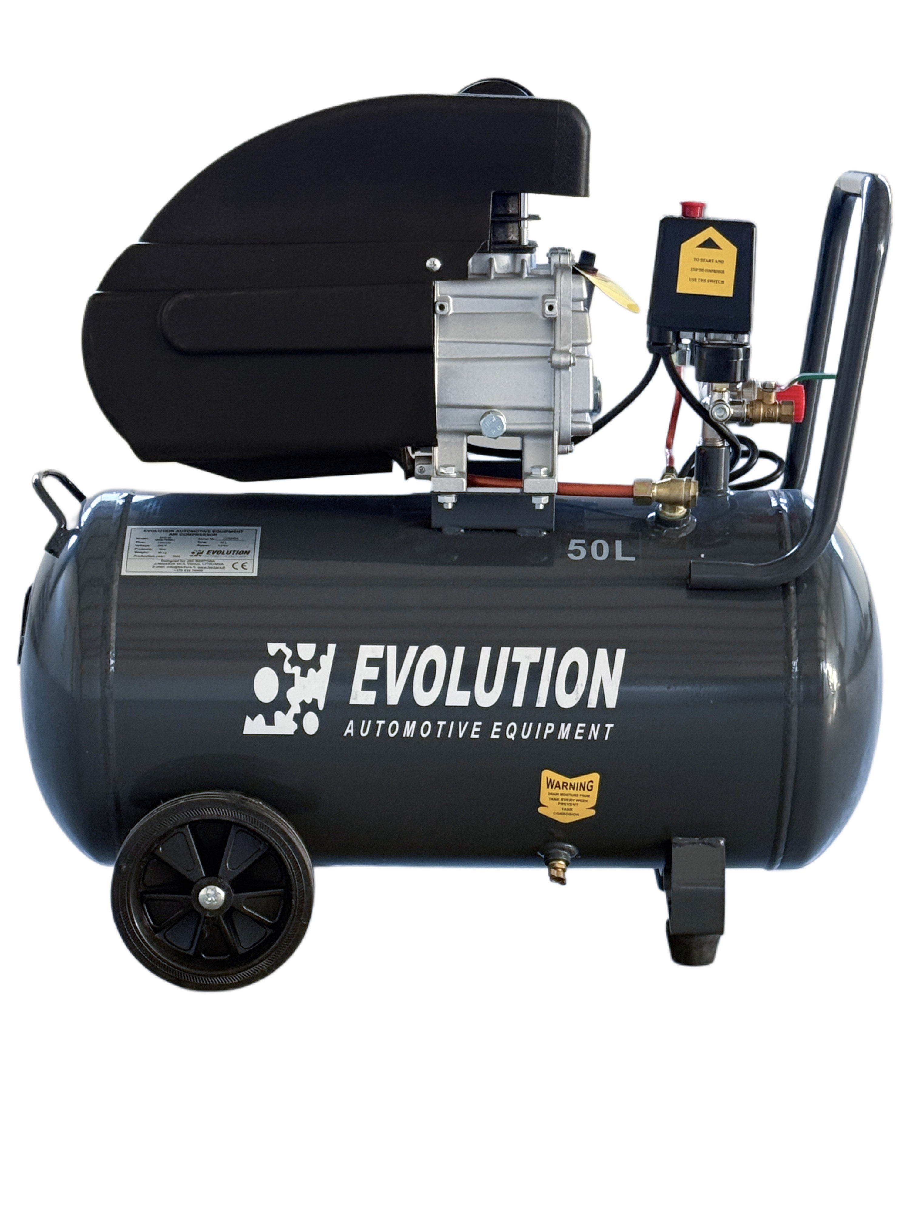 EVO-50L virzuļkompresors ar saspiestu gaisu