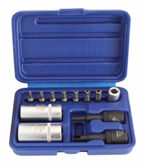 TORX TS uzgaļu un galviņu komplekts gaisa kondicionēšanas sistēmu remonta darbiem A-12P