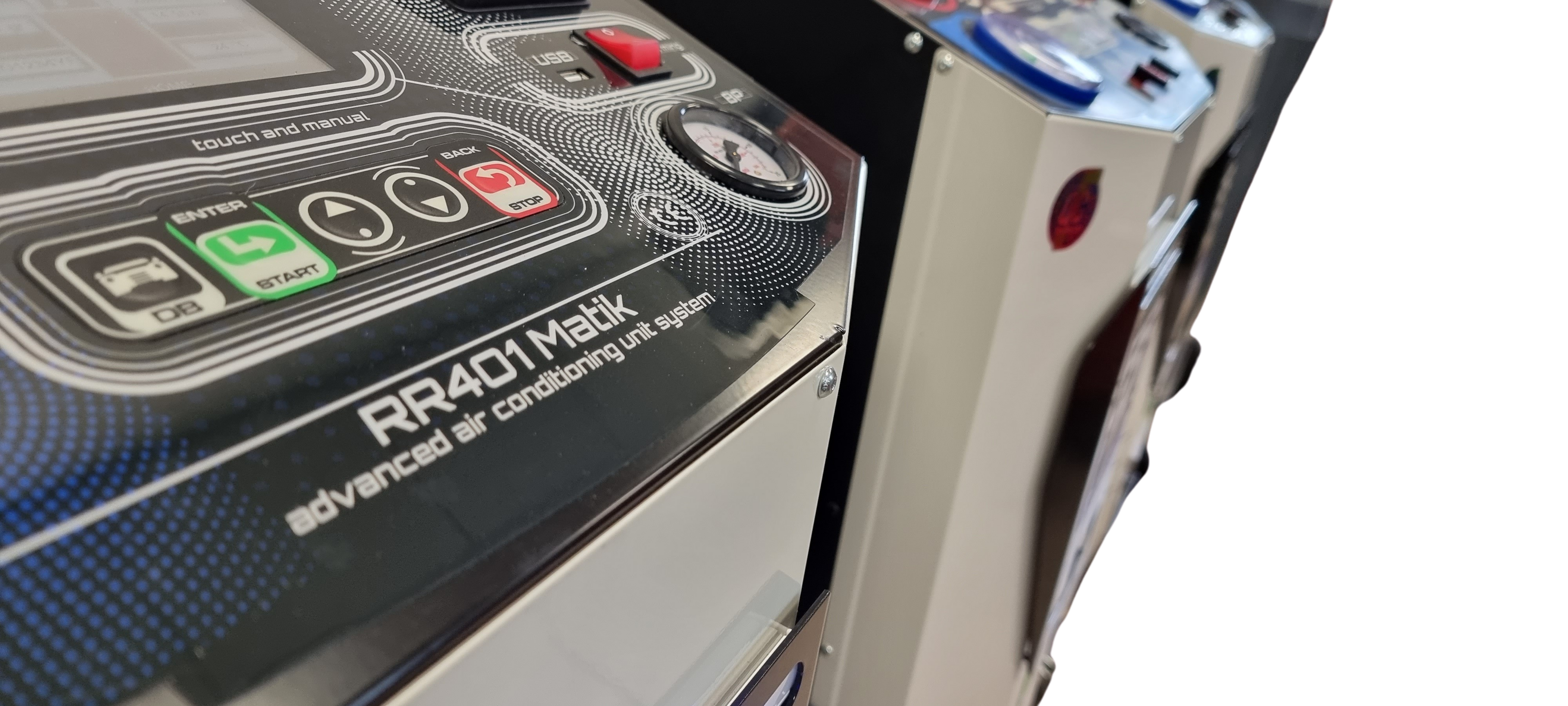 Superautomātiskā gaisa kondicionieru uzpildes stacija RR401 MATIK WIFI yf