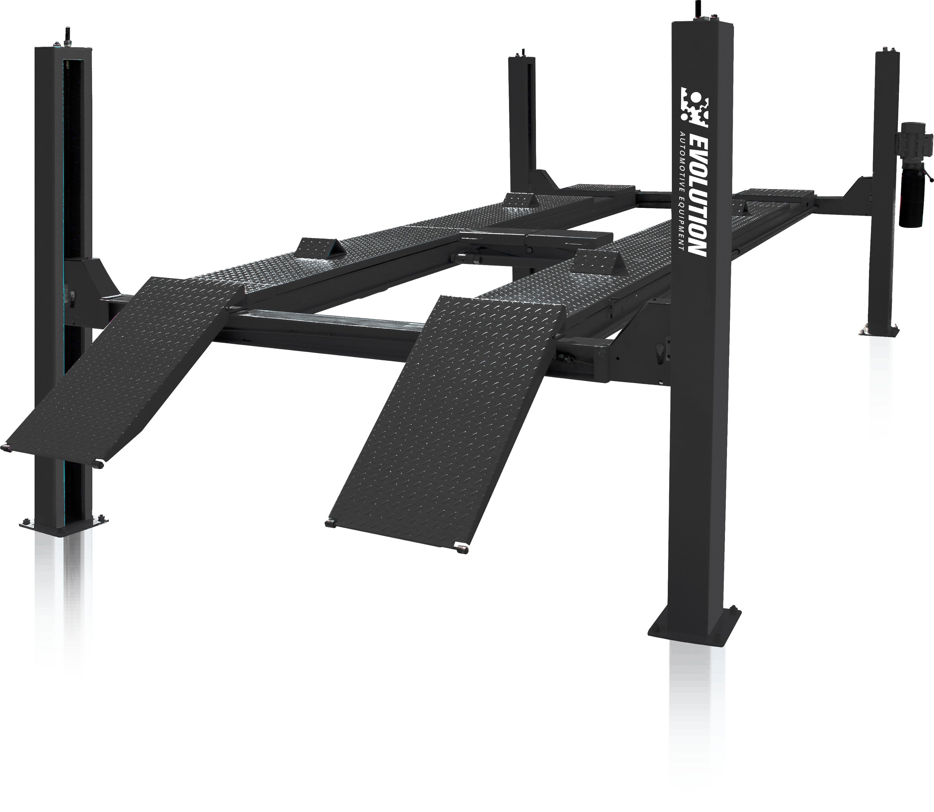 EVO-50 4 statņu pacēlājs 5000 kg riteņu ģeometrijai EVOLUTION/400V