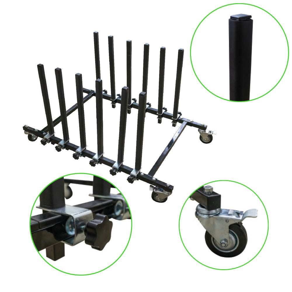 Durvju/stikla/paneļu transportēšanas ratiņi JBM 53983