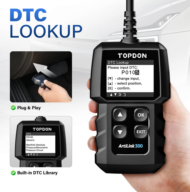 ArtiLink300 pamata OBDII diagnostikas ierīce