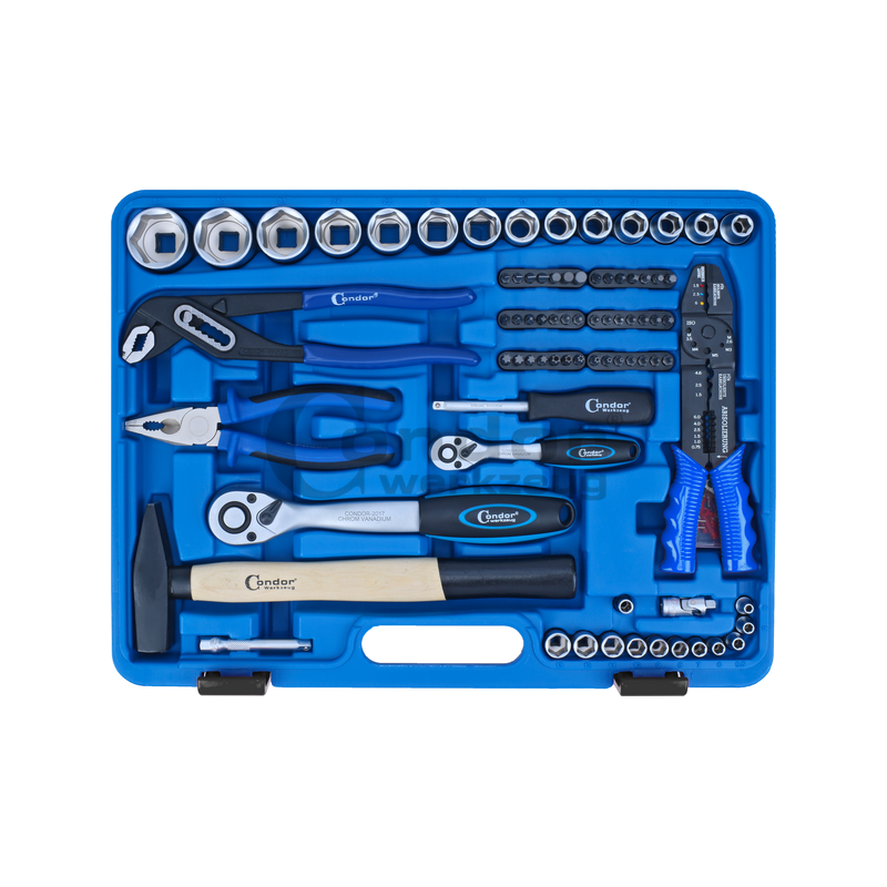 Instrumentu komplekts + uzgriežņu atslēgas Profi 1/4+1/2 "Hex". 105 gabali