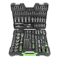 54046 179 daļu instrumentu komplekts ar hromētām sešstūra galvām
