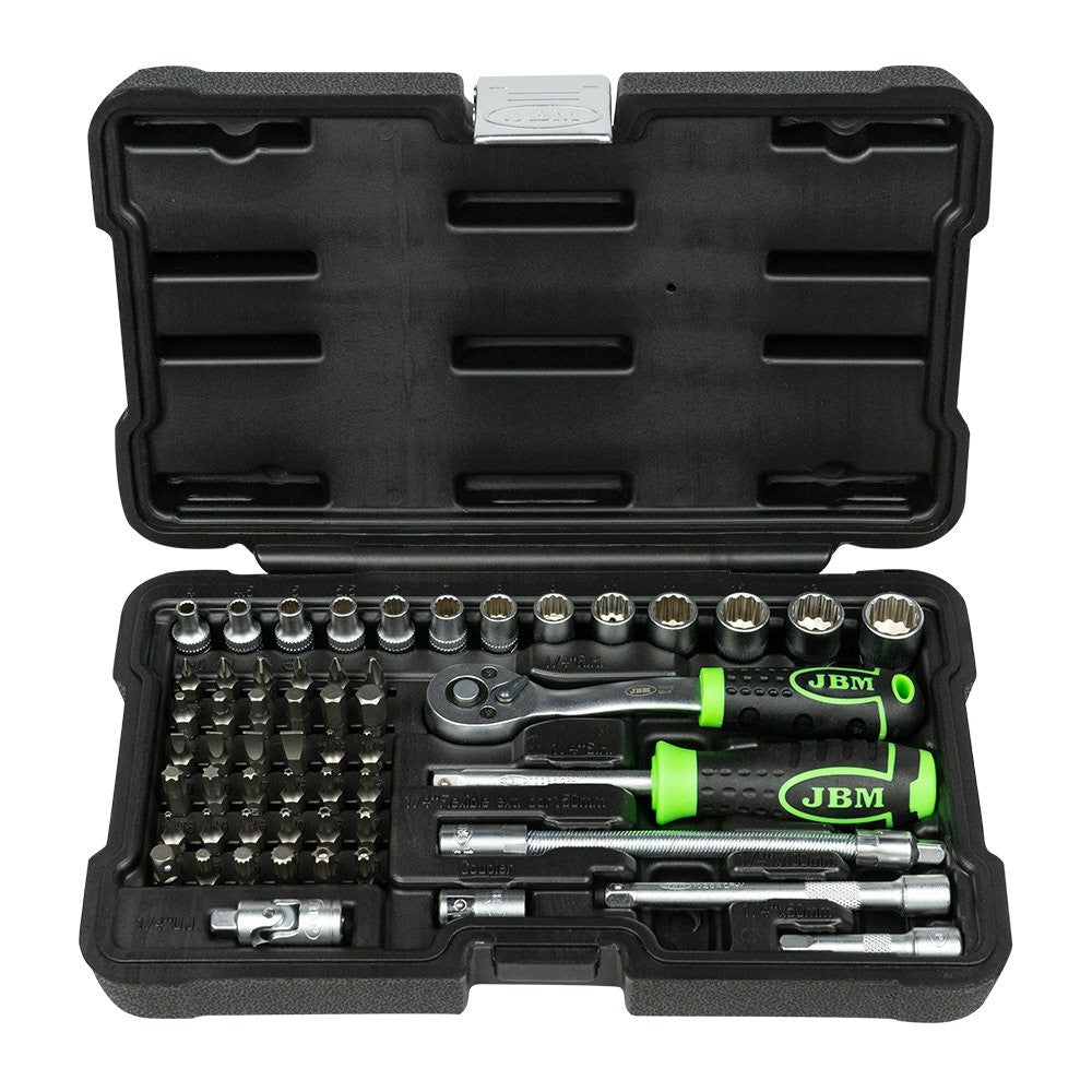 54140 56 daļu 1/4 collu 12 rievu uzgaļu komplekts