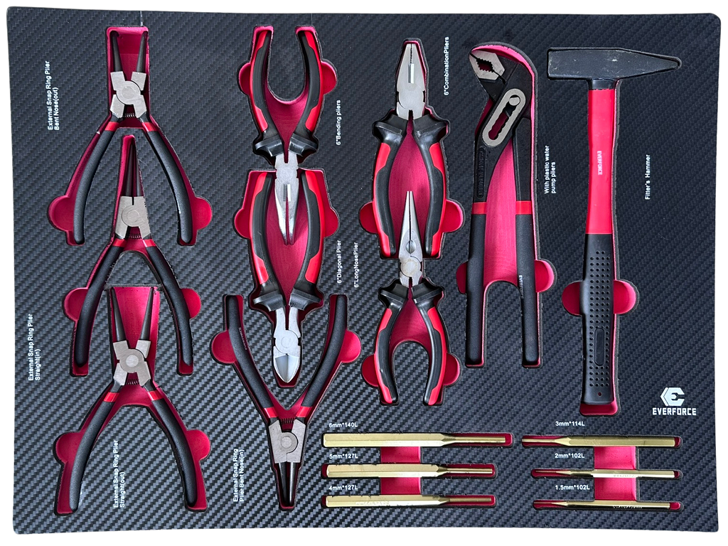 EVERFORCE INSTRUMENTU RATIŅI – 7 ATVILKNES AR 7 PILNĀM 266 GAB. INSTRUMENTIEM 04-1020