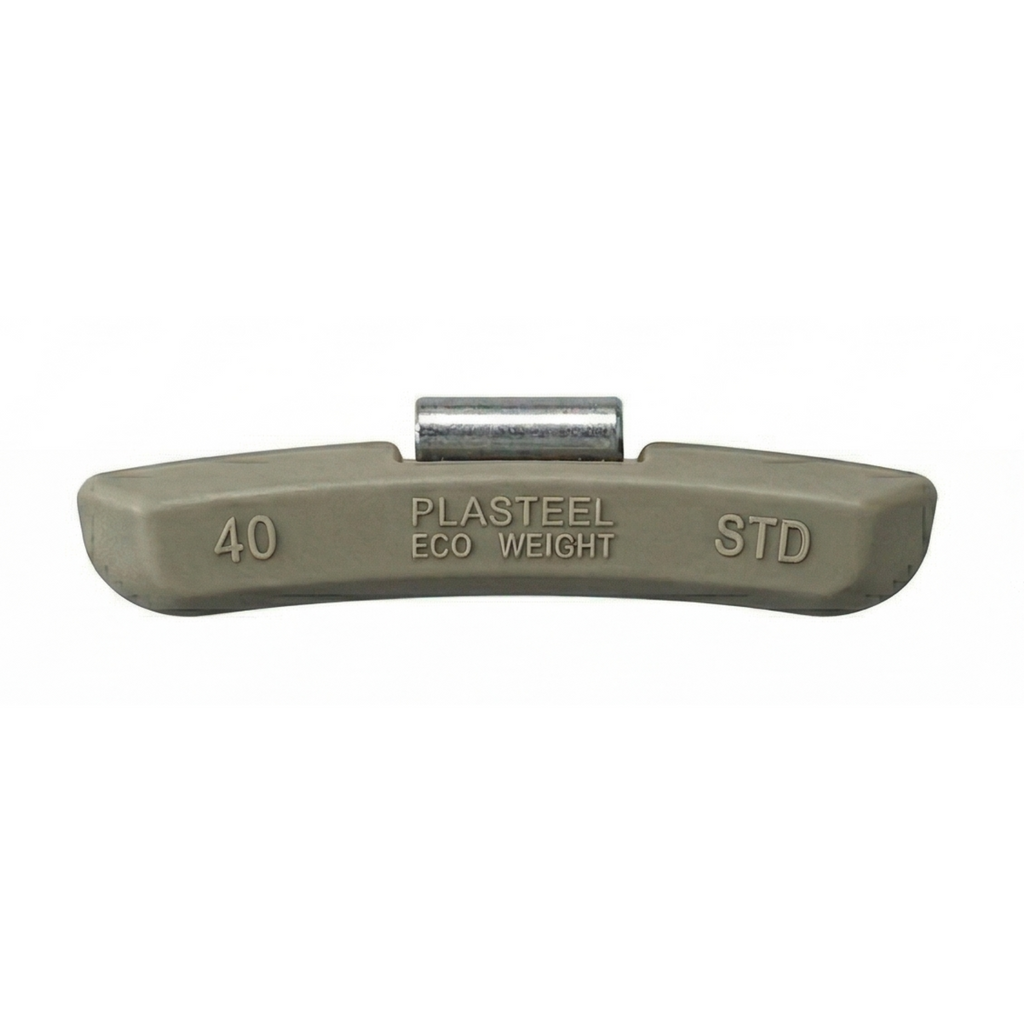 Kalti svariņi metāla riteņiem „Plasteel Eco“ 40 g (50 gab.)