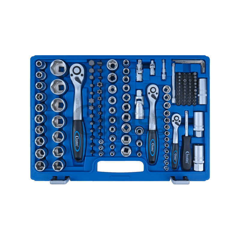 Instrumentu komplekts Profi 1/4+3/8+1/2 "Sešstūra". 192 daļas