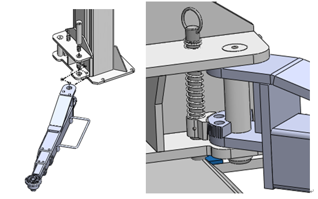 EVO-40E divu statņu pacēlāja 4000 kg EVOLUTION/230/400V kopija