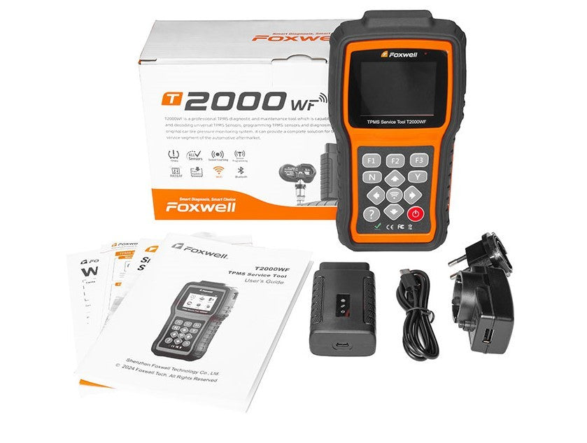 Riepu spiediena sensoru pārbaudes un programmēšanas ierīce ar OBD funkciju TPMS T-2000WF Foxwell