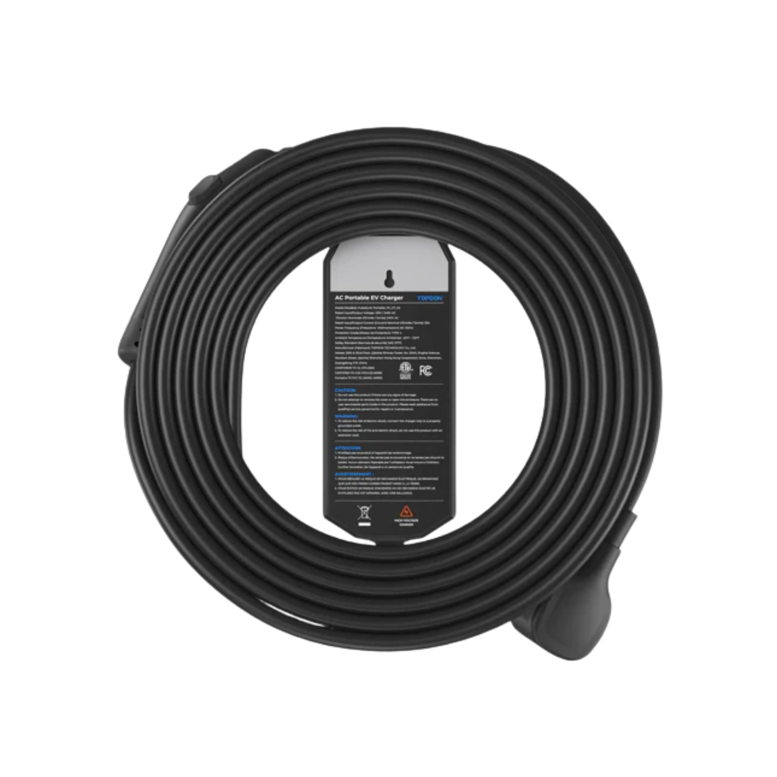 PulseQ AC Portable 3,7 kW pārnēsājams elektromobiļu lādētājs (2. tips, 10 A)