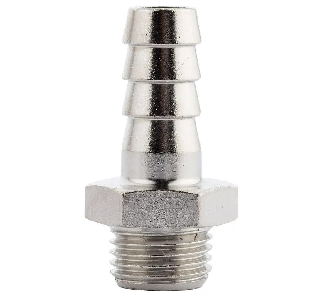 05-00-87 RQS 9 mm šļūtenes savienotājs ar 1/4 collu ārējo vītni