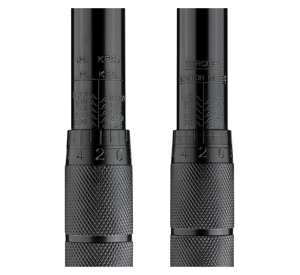 3/8 griezes momenta atslēga 19-110Nm / 360mm (melna) 07-05-27