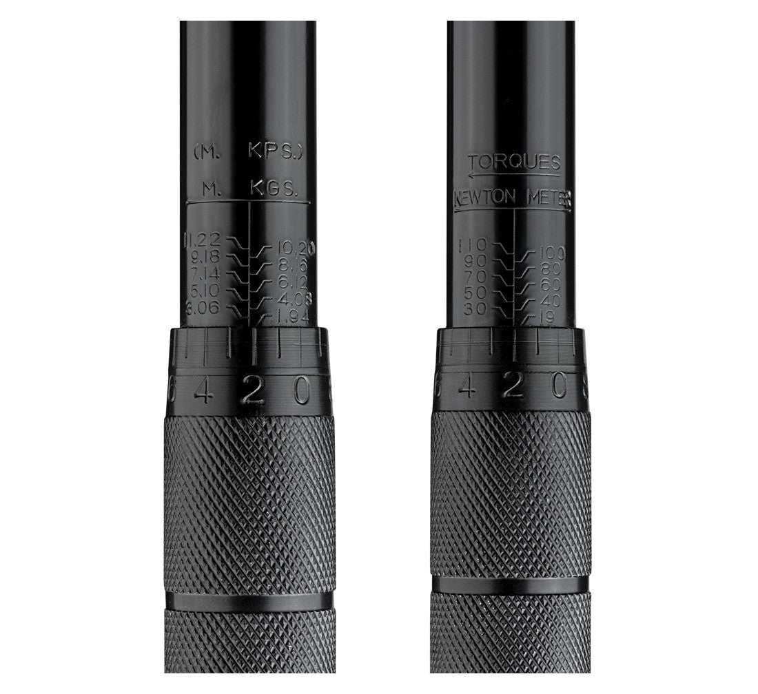 3/8 griezes momenta atslēga 19-110Nm / 360mm (melna) 07-05-27