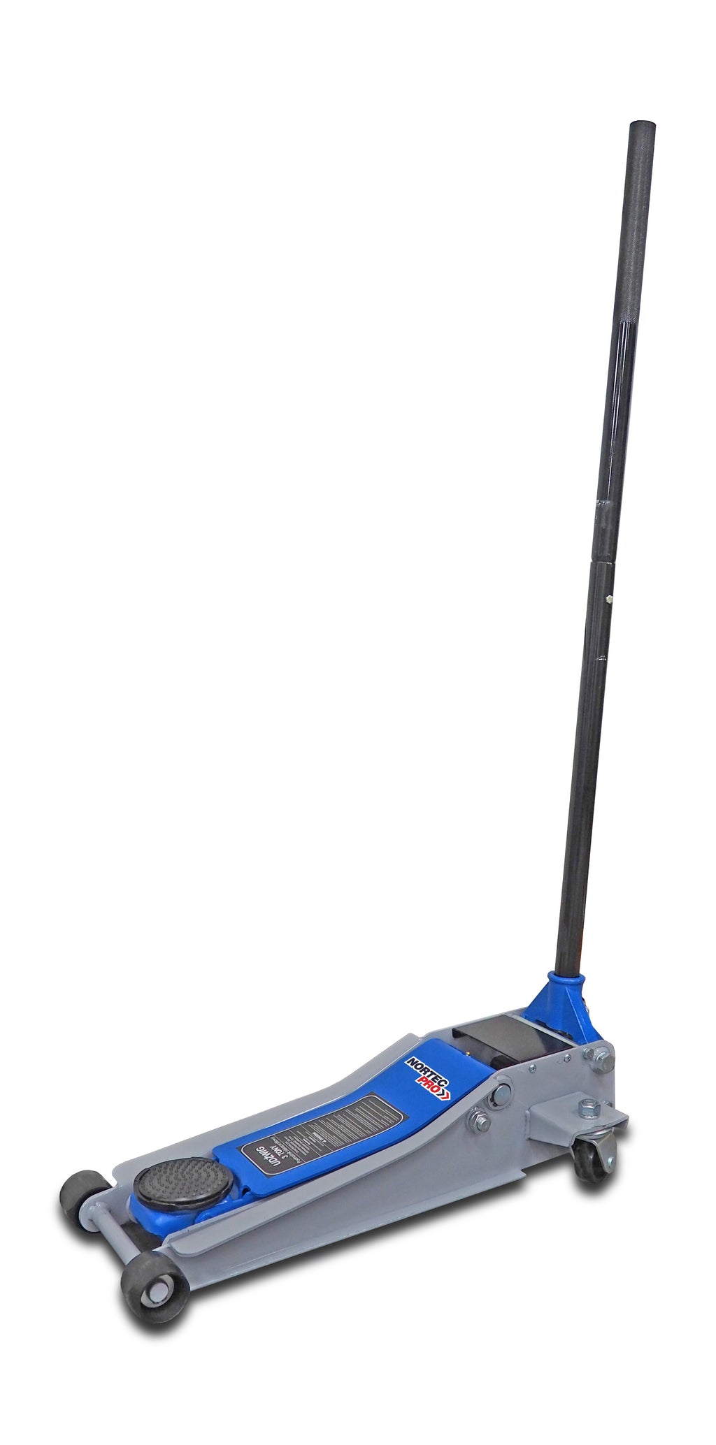 Hidrauliskais domkrats 3T / 75-500mm / ZEMS PROFILS / ĀTRA CELŠANA