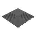 Perforēta PP grīdas flīze, pelēka, 400×400×18 mm (54907)
