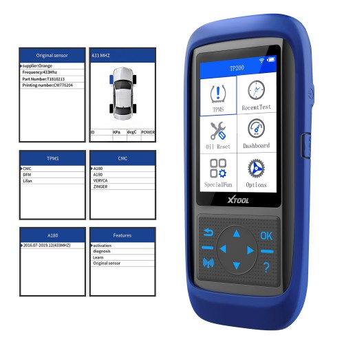 TPMS vārstu diagnostikas ierīce - programmētājs TP150