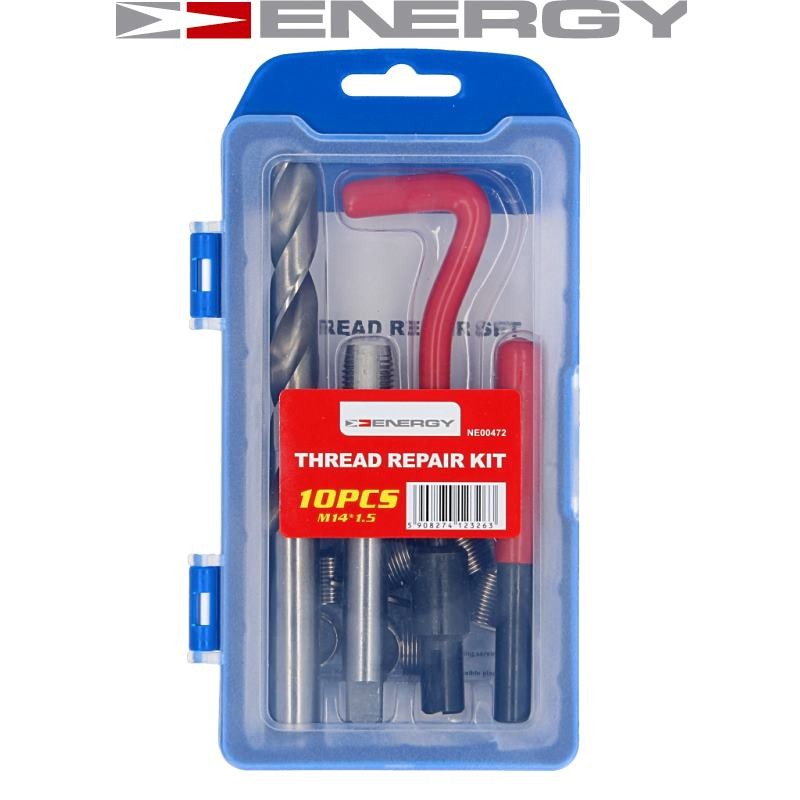 NE00472 Vītņgriežu un vītņgriežu komplekts M14 x 1,5, 15 gab.