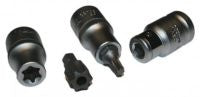 1/2" TORX uzgaļu un E-veida galviņu komplekts, 23 gab., TX SET-23
