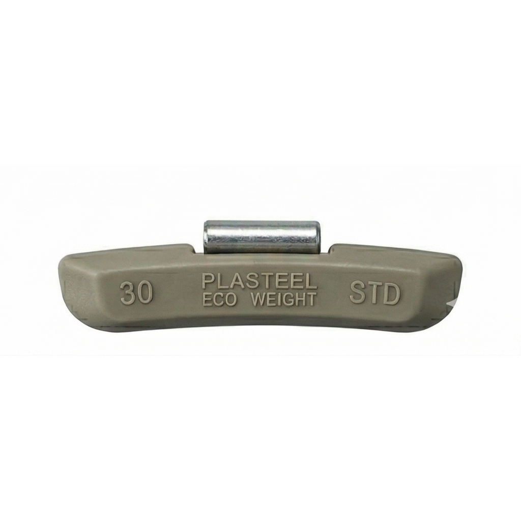 Kalti svari metāla riteņiem „Plasteel Eco“ 30 g (100 gab.)