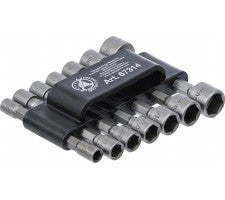 Uzgaļu/muciņu komplekts 1/4" / Metrisks + Collas / 14 gab.