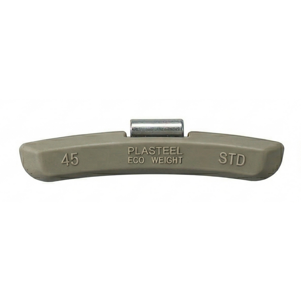 Kalti svariņi metāla riteņiem „Plasteel Eco“ 45 g (50 gab.)