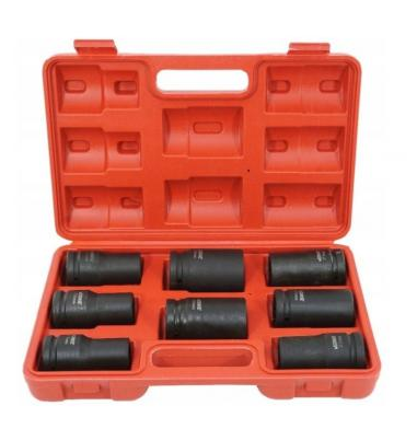 Garš 6 punktu triecienuzmavu komplekts 20 mm 3/4" / 17-32 mm 8 gabali