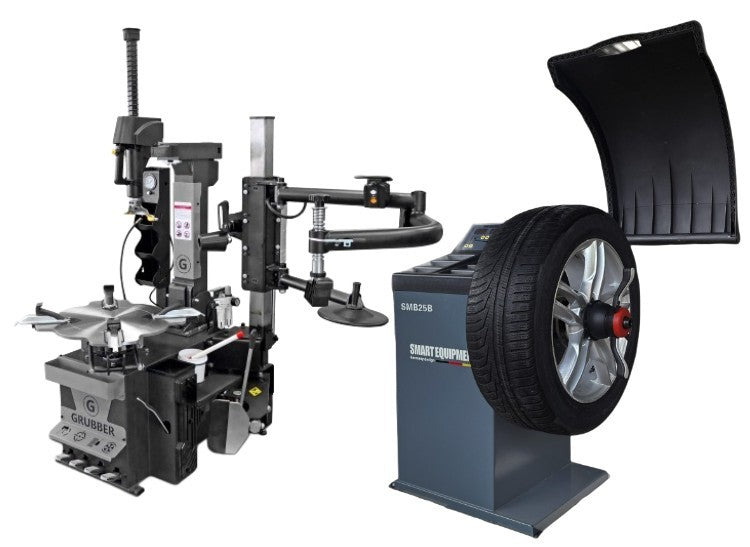 SMART SET G9222 PREMIUM komplekts GRUBBER GR9222 + Smart Equipment SMB25B balansēšanas mašīna