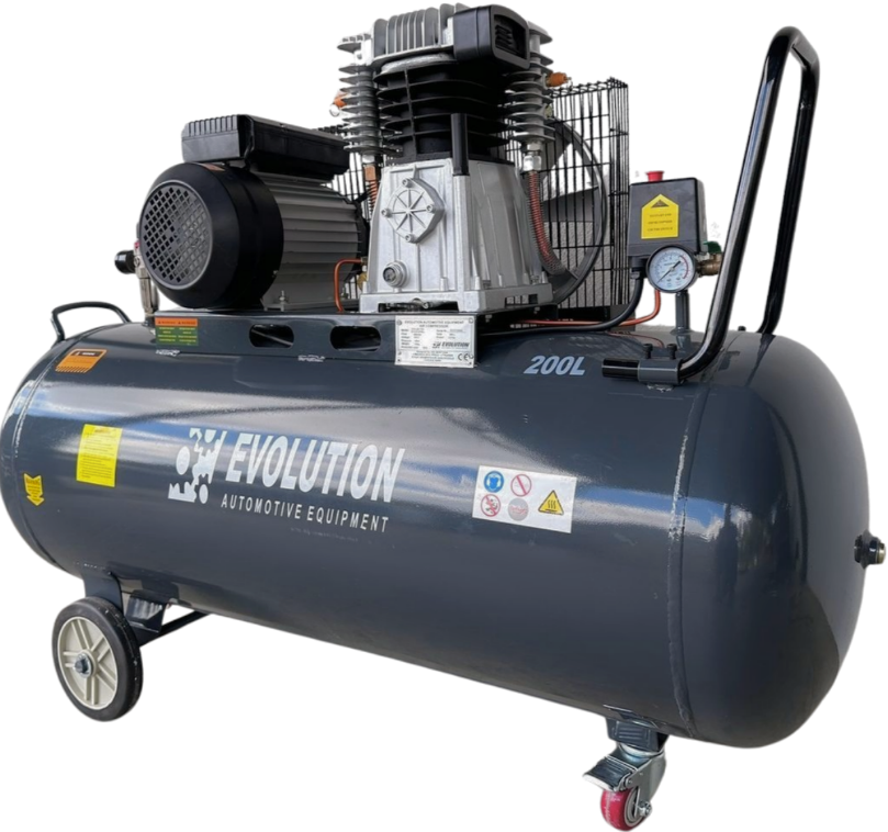 EVO-200PRO virzuļkompresors ar saspiestu gaisu 200l Evolution (230v)