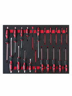 11-0001 Instrumentu ratiņi ar 7 atvilktnēm un 256 instrumentu komplektu
