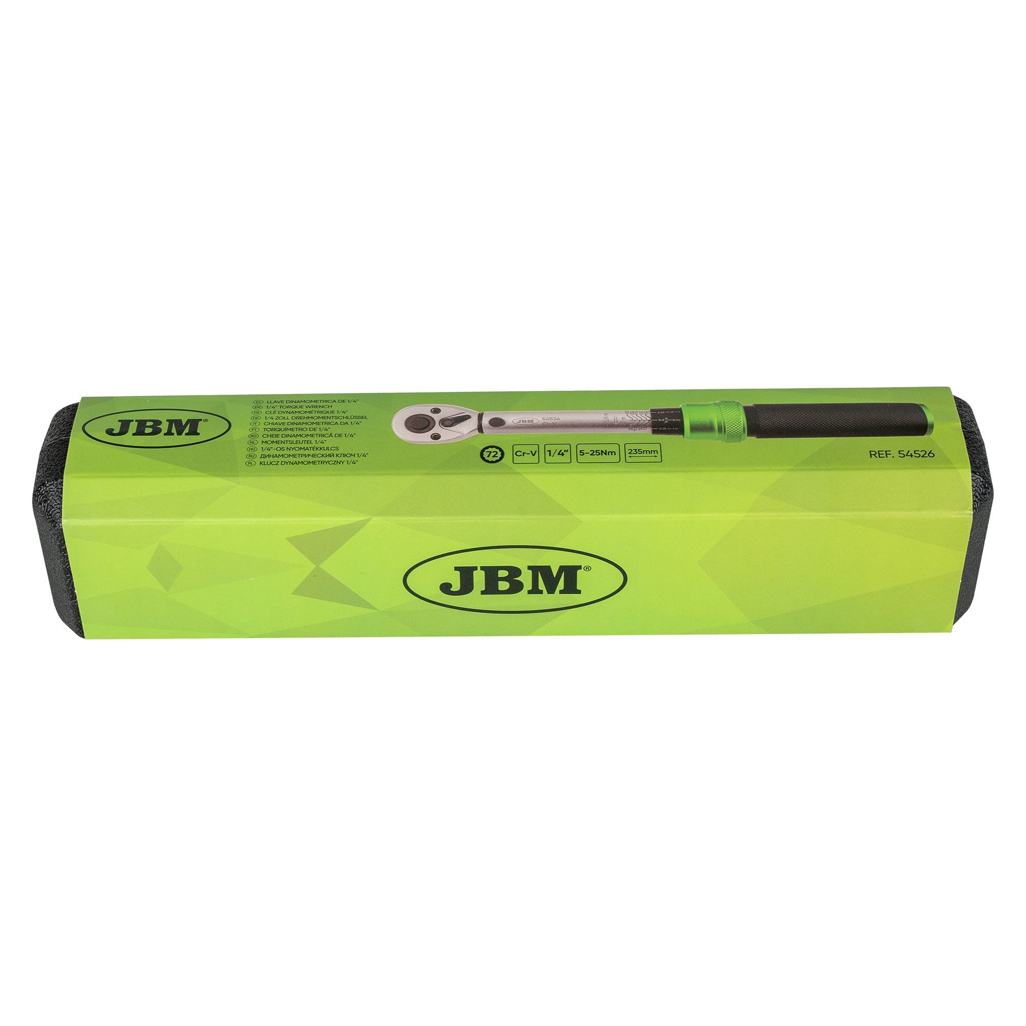 1/4" griezes momenta atslēga 5-25Nm / 235mm JBM 54526