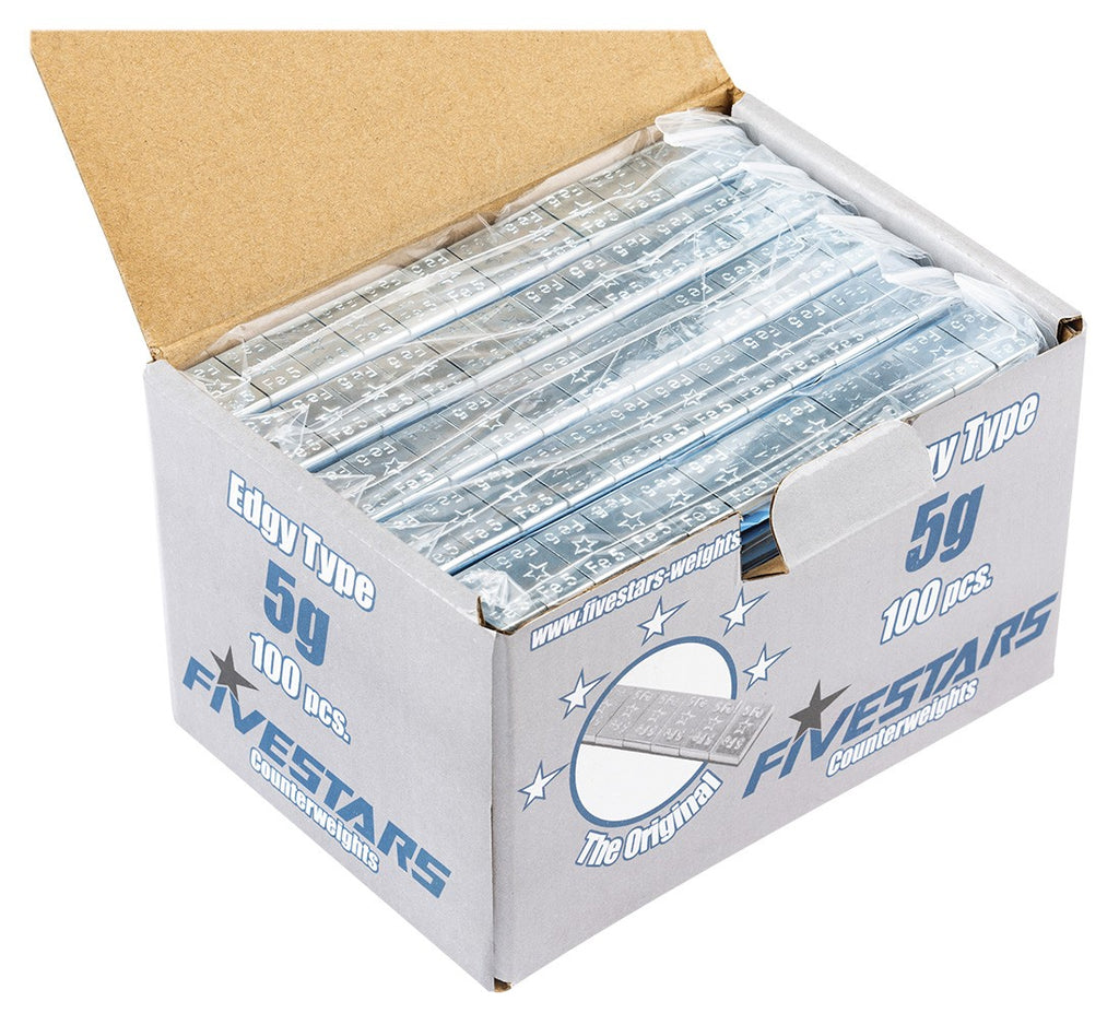 Līmējošie atsvari FIVESTARS 60 g (cinkots) 100 gab. 5/5 g