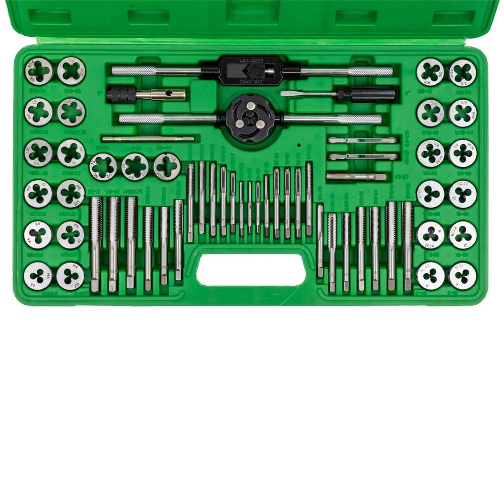 Vītņurbju un vītņgriežu komplekts 60 gab. M3-M12 50793