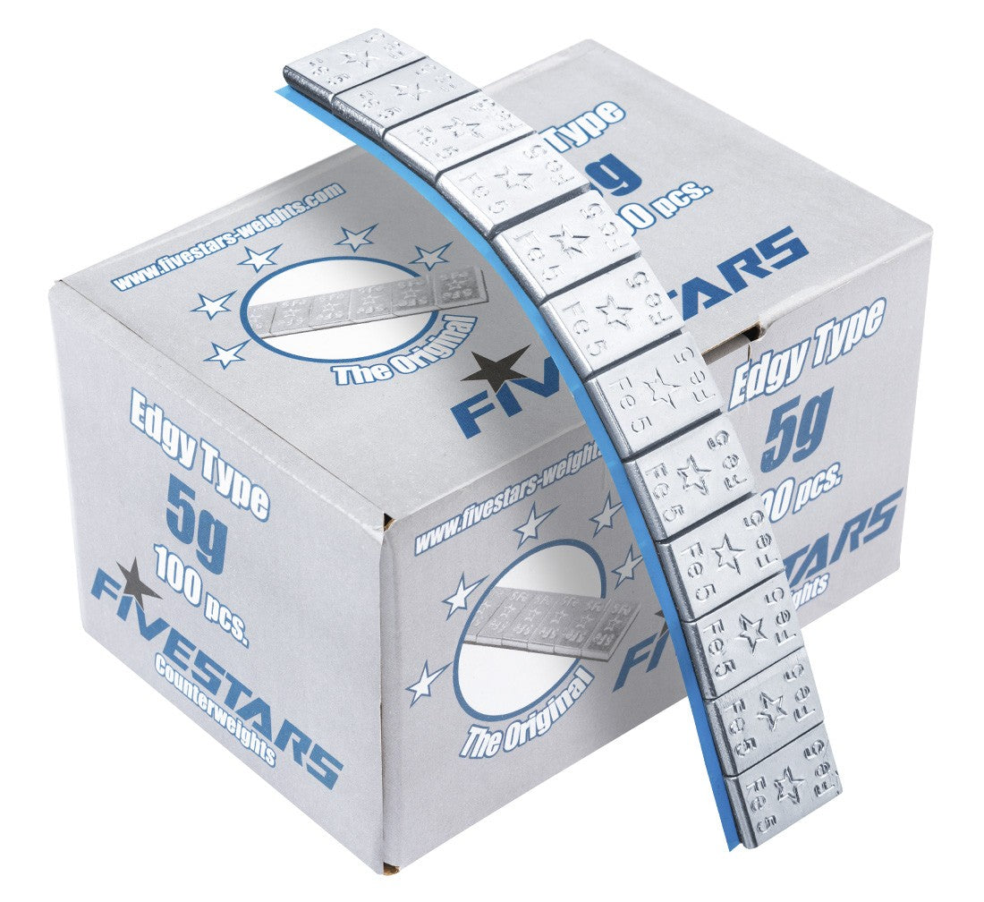 Līmējošie atsvari FIVESTARS 60 g (cinkots) 100 gab. 5/5 g