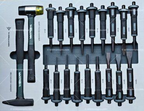 WIDMANN PRO instrumentu ratiņi ar 7 atvilktnēm un 241 instrumentu XLPR7-RE
