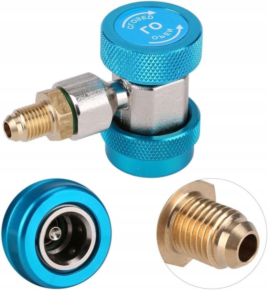 Zemspiediena ķēdes ātrais savienotājs gaisa kondicionētājam R-134a 07-1024