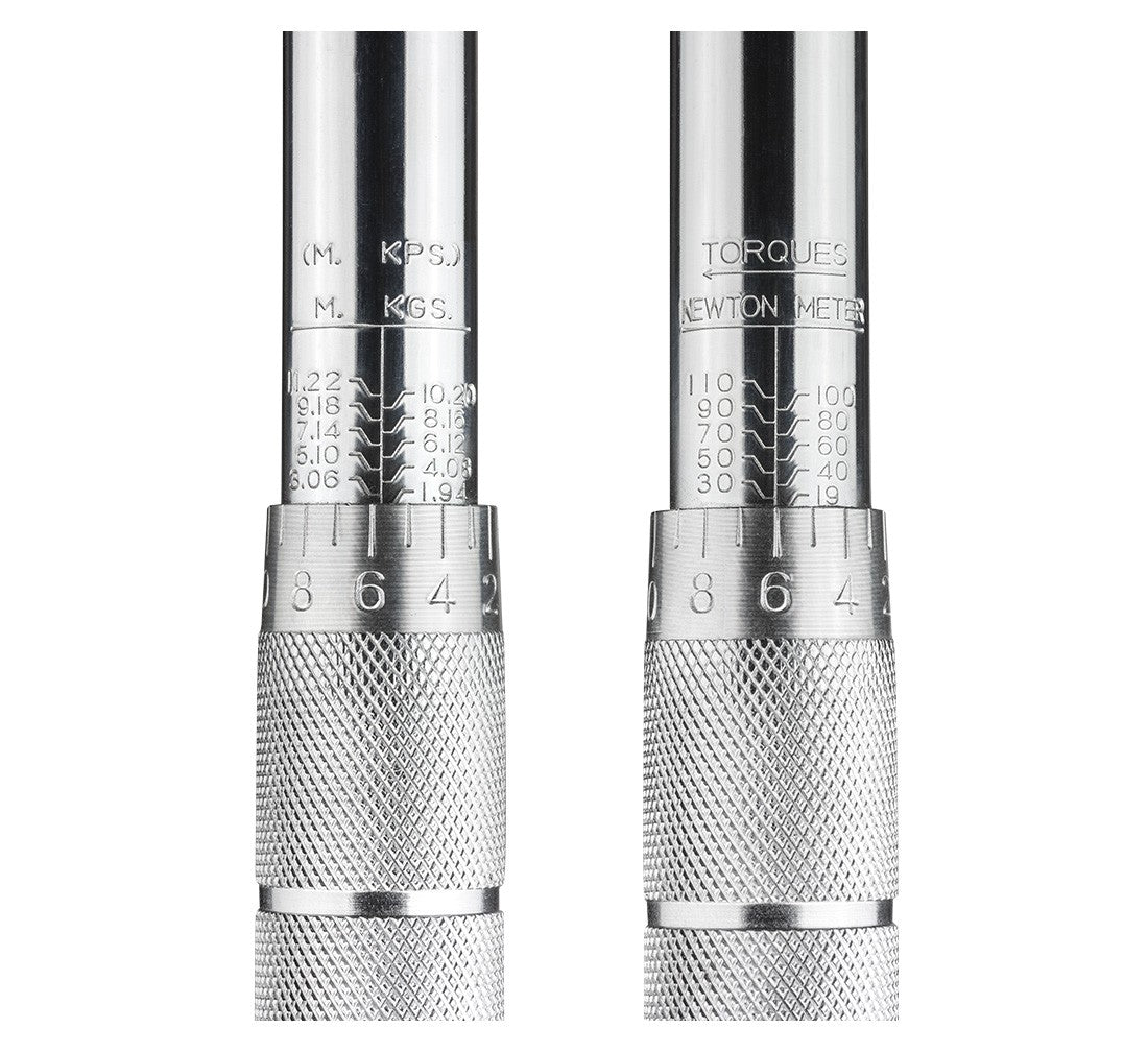 3/8 griezes momenta atslēga 19-110Nm / 360mm (hromēta) 07-05-28
