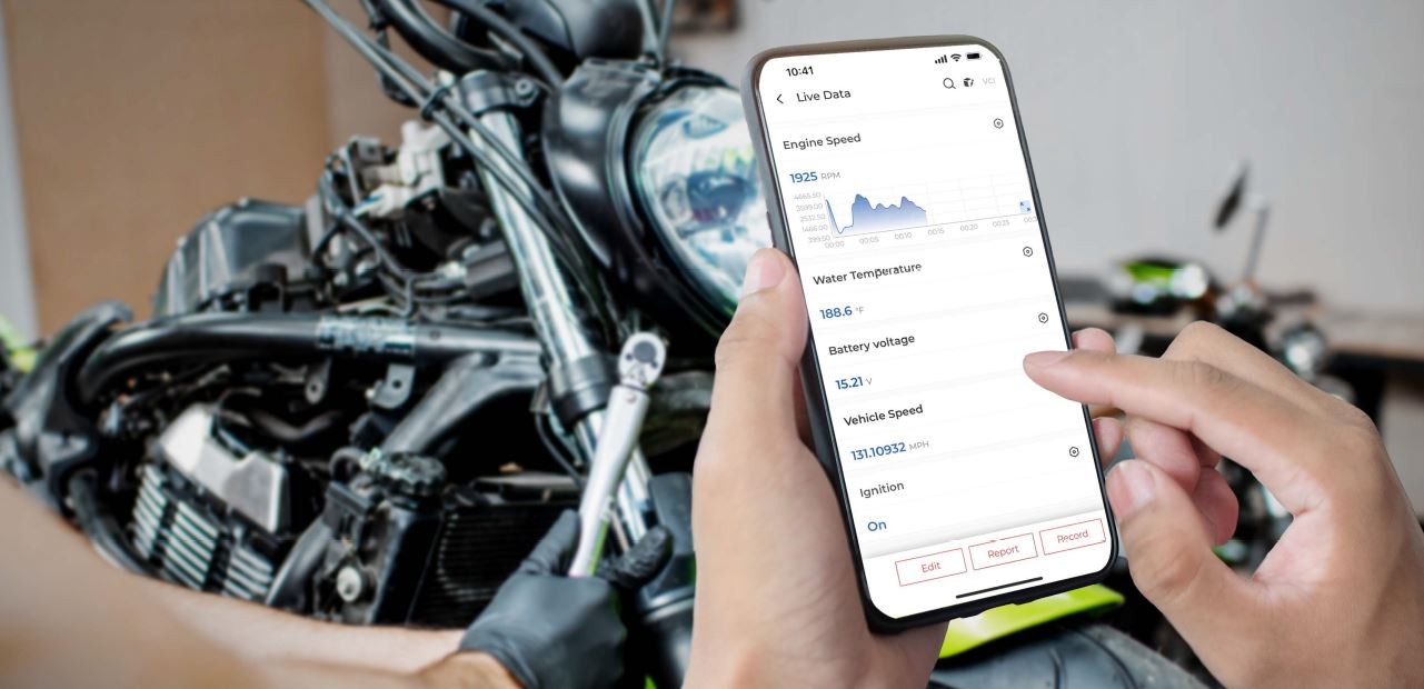 Bluetooth diagnostika motocikliem TOPSCAN MOTO